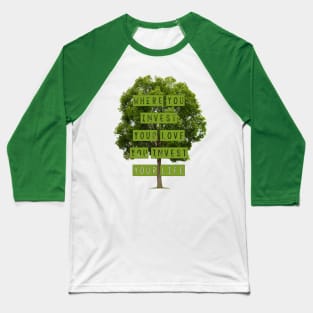 Invest Tree Baseball T-Shirt